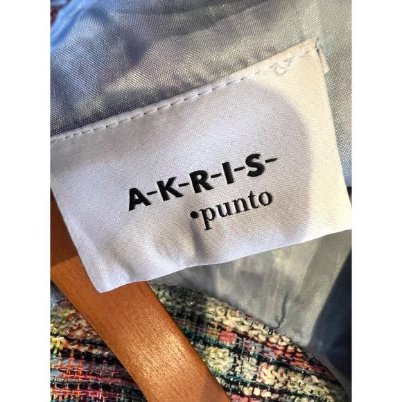 NWOT Akris Punto Raw-Edge Tweed Dress Size 4 - Picture 7 of 10